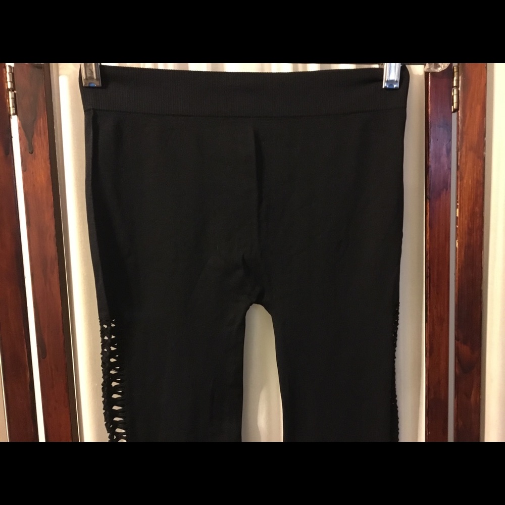 SOLD! Lot of 2 Pair of Black Leggings Both Small - Picture 4 of 8